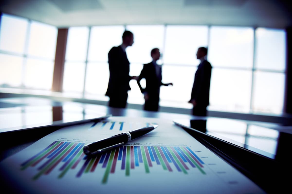Industry professionals in a modern office setting